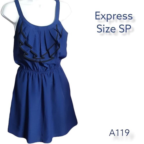 Express, Royal blue, Sleeveless Dress, Size SP - Picture 1 of 2
